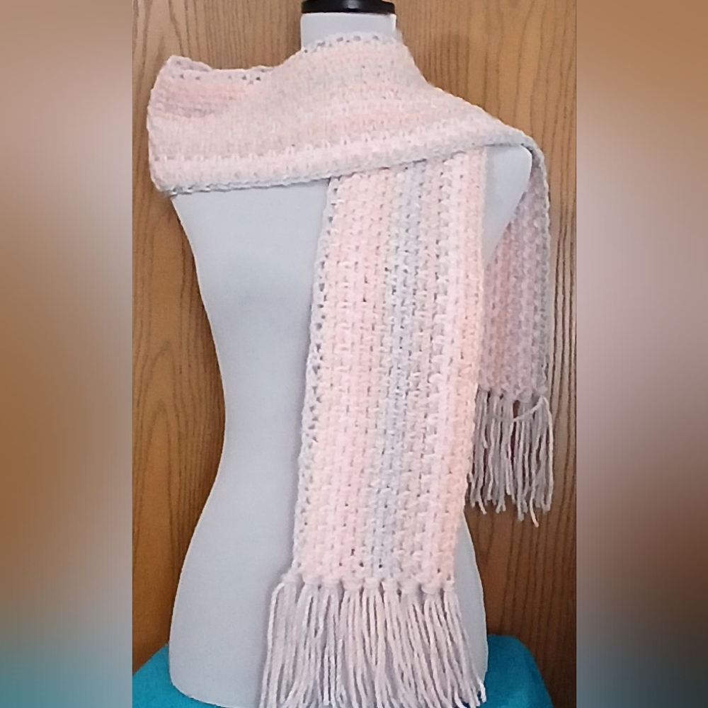 NEW Handcrafted Crocheted Scarf